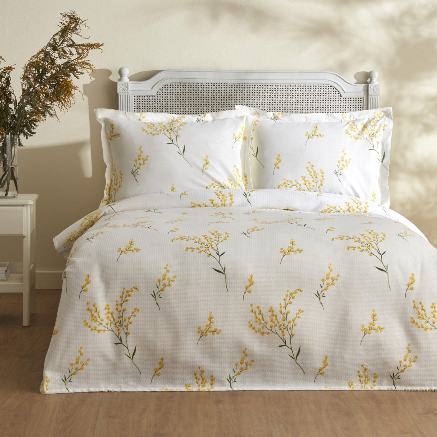 Karaca Home Loretta 100% Cotton Single Pique Set Yellow - MALLTURK