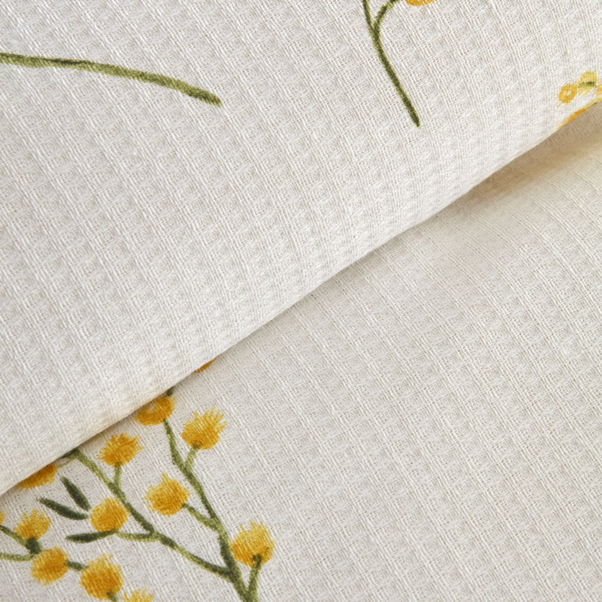 Karaca Home Loretta 100% Cotton Single Pique Set Yellow - MALLTURK