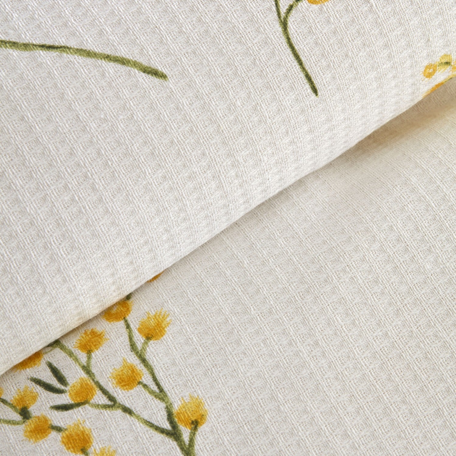 Karaca Home Loretta 100% Cotton Single Pique Set Yellow - MALLTURK