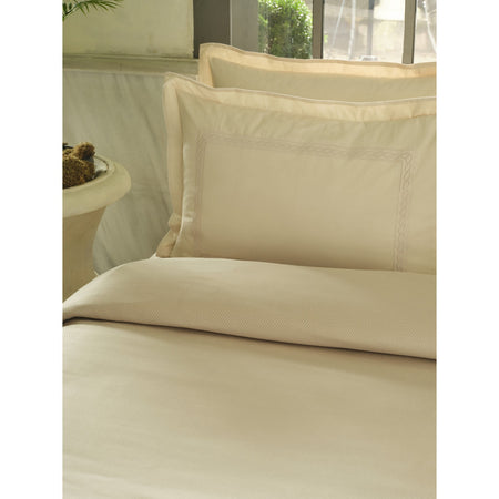 Karaca Home Shanse Nish Set Double Bed Quilted Bedding Set Beige - MALLTURK