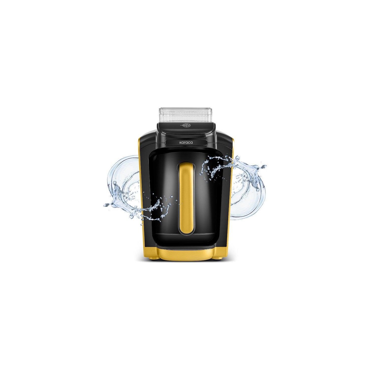 Karaca Hatir Turkish Coffee Maker with Automatic Water Tank, Pineapple Yellow - MALLTURK