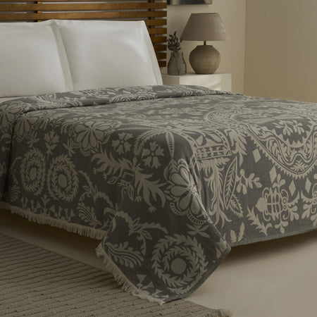 Karaca Home Avery Muslin Double Single Quilt Grey - MALLTURK