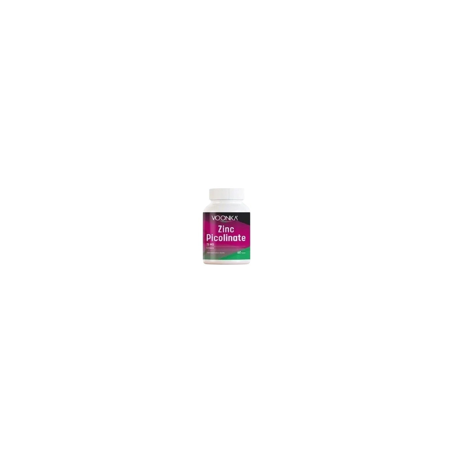 Voonka Zinc Picolinate 60 Tablets - MALLTURK