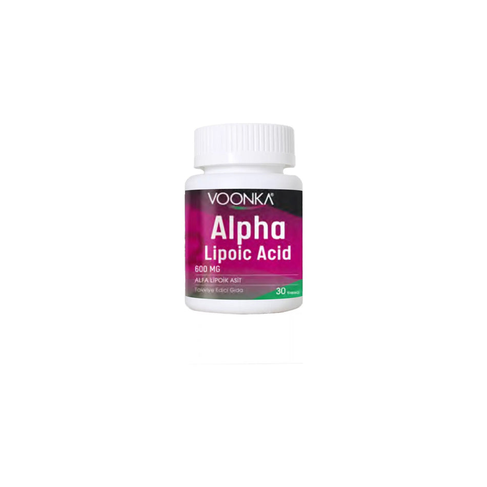 Voonka Alpha Lipoic Acid 600 mg 30 Capsules Product