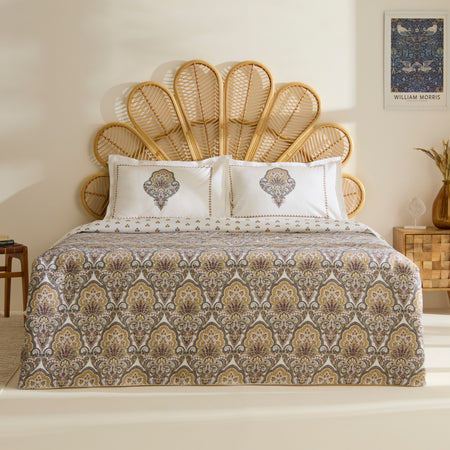 Karaca Home Cherly 100% Cotton Single Pique Set Mustard - MALLTURK