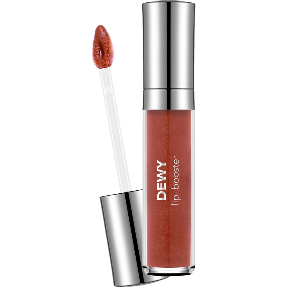 Flormar Dewy Lip Booster Plumping Semi-Transparent Lip Gloss Brown