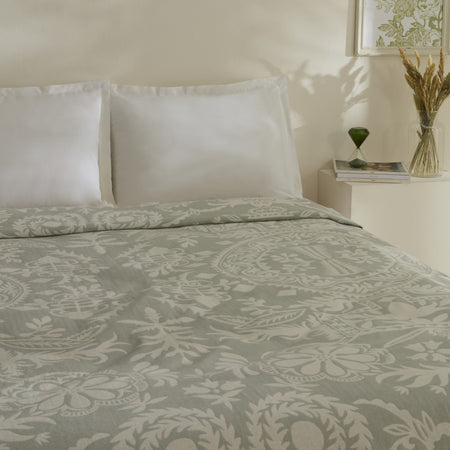 Karaca Home Avery Muslin Double Single Quilt Mint - MALLTURK