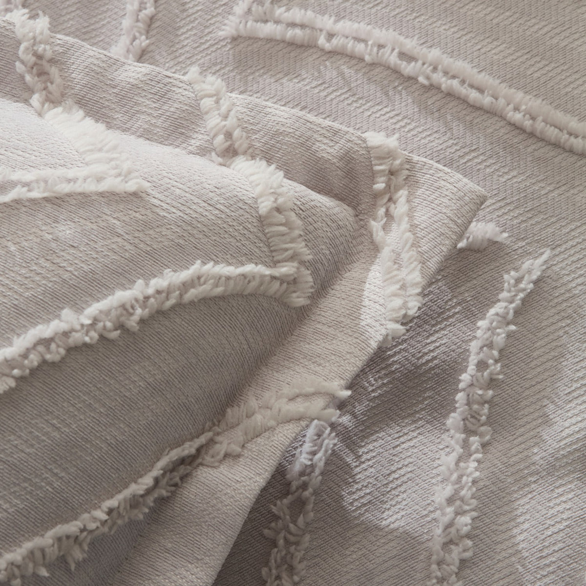 Karaca Home Arlina Geo Single Bedspread Set Grey - MALLTURK