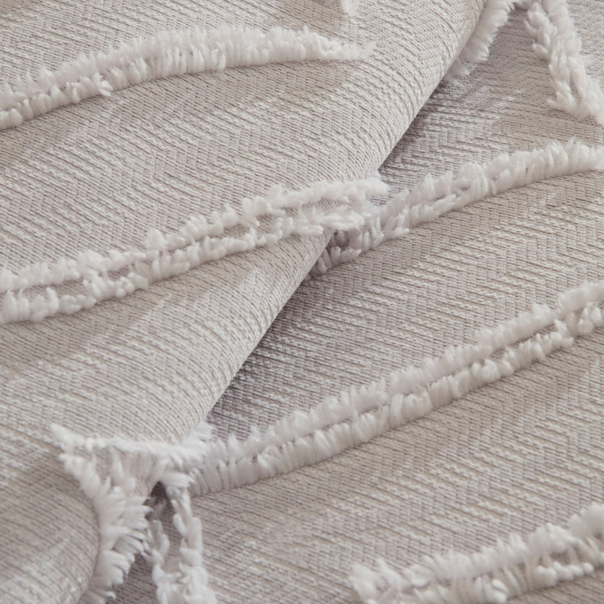 Karaca Home Arlina Geo Single Bedspread Set Grey - MALLTURK