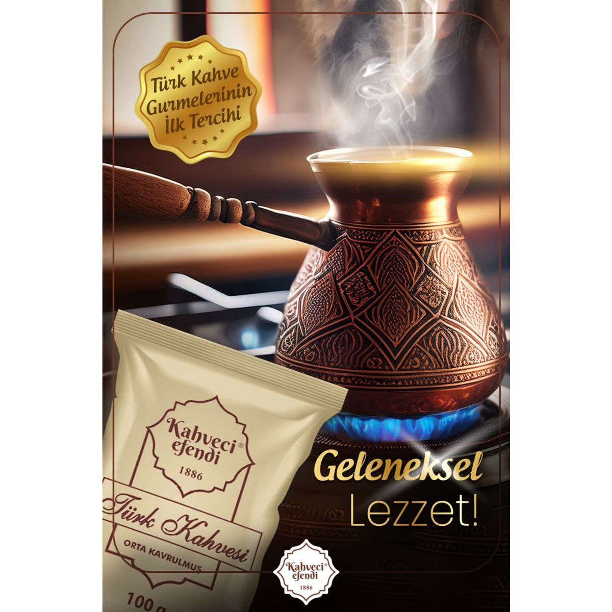 Kahveci Efendi Turkish Coffee 100 g - MALLTURK