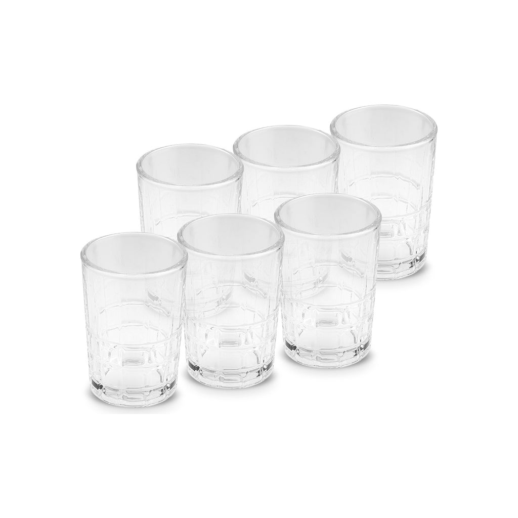 Karaca Yaren 6-Piece Coffee Side Water Glass Set 115 ml