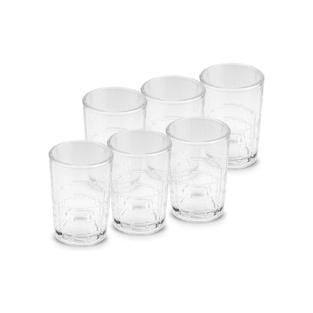 Karaca Yaren 6-Piece Coffee Side Water Glass Set 115 ml - MALLTURK
