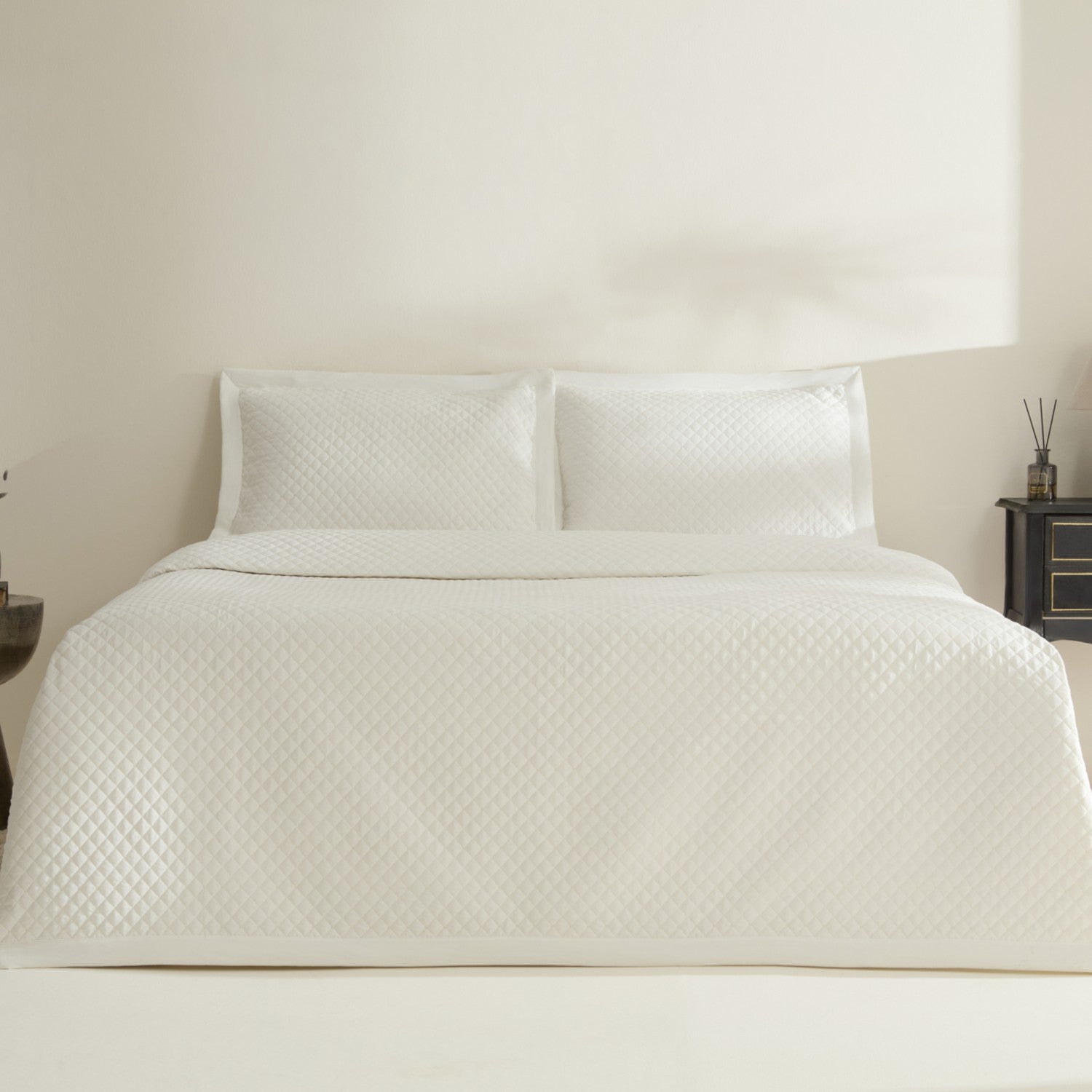 Karaca Home Anna Double Bedspread White - MALLTURK
