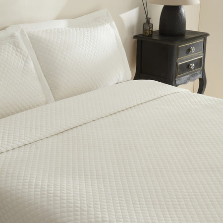 Karaca Home Anna Double Bedspread White - MALLTURK