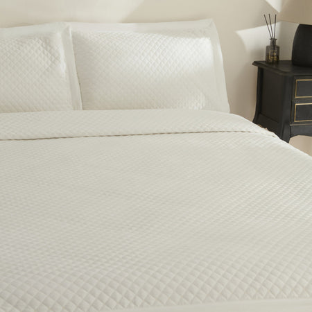 Karaca Home Anna Double Bedspread White - MALLTURK