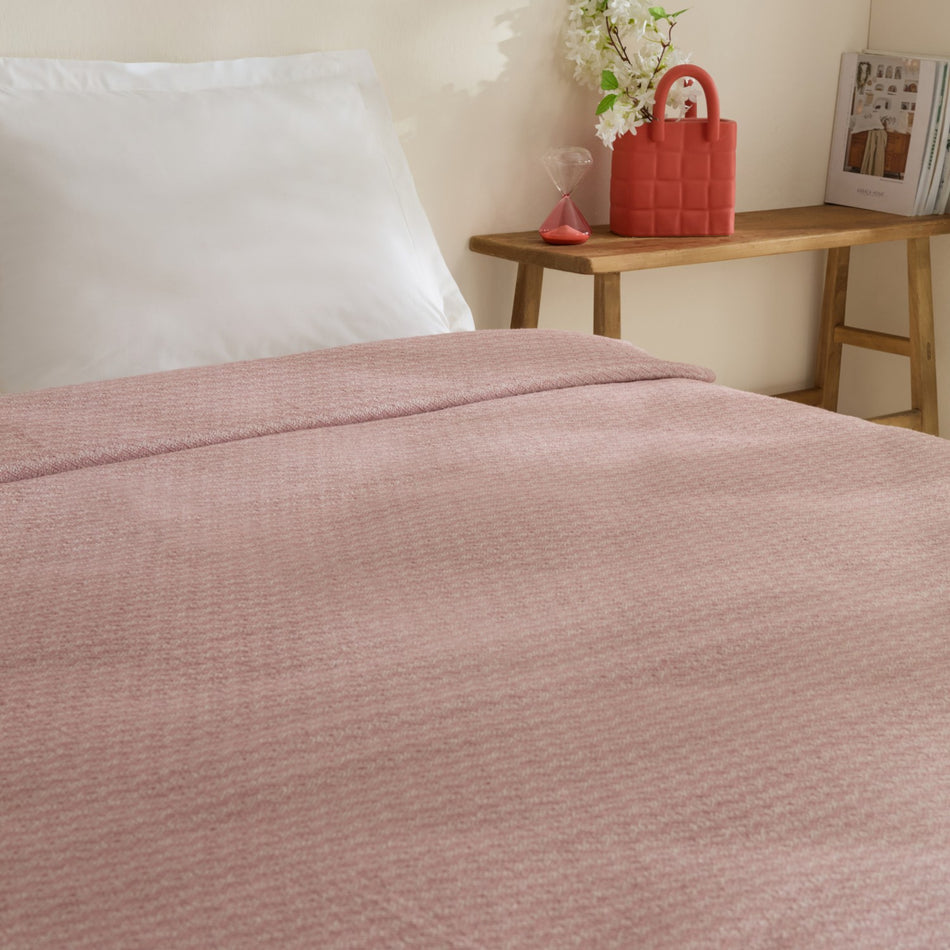 Karaca Home Caris Double Single Quilt Pink - MALLTURK