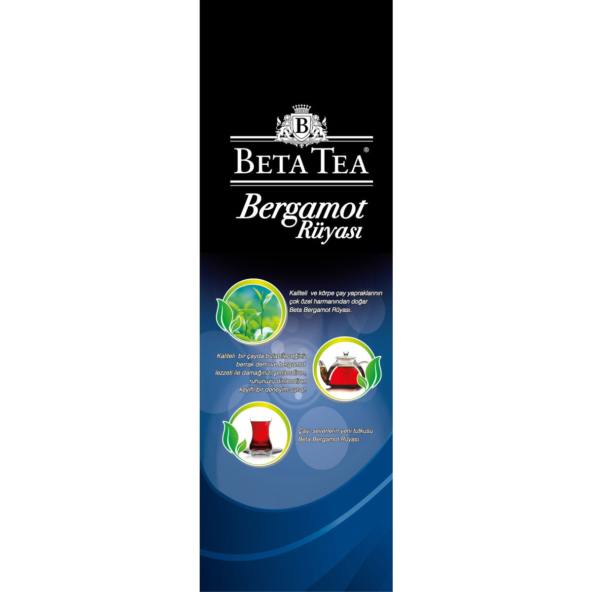 Beta Tea Beta Bergamot Ruyasi Turk tea 500 g - MALLTURK