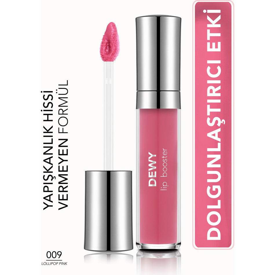 Flormar Dewy Lip Booster Plumping Semi-Transparent Lip Gloss