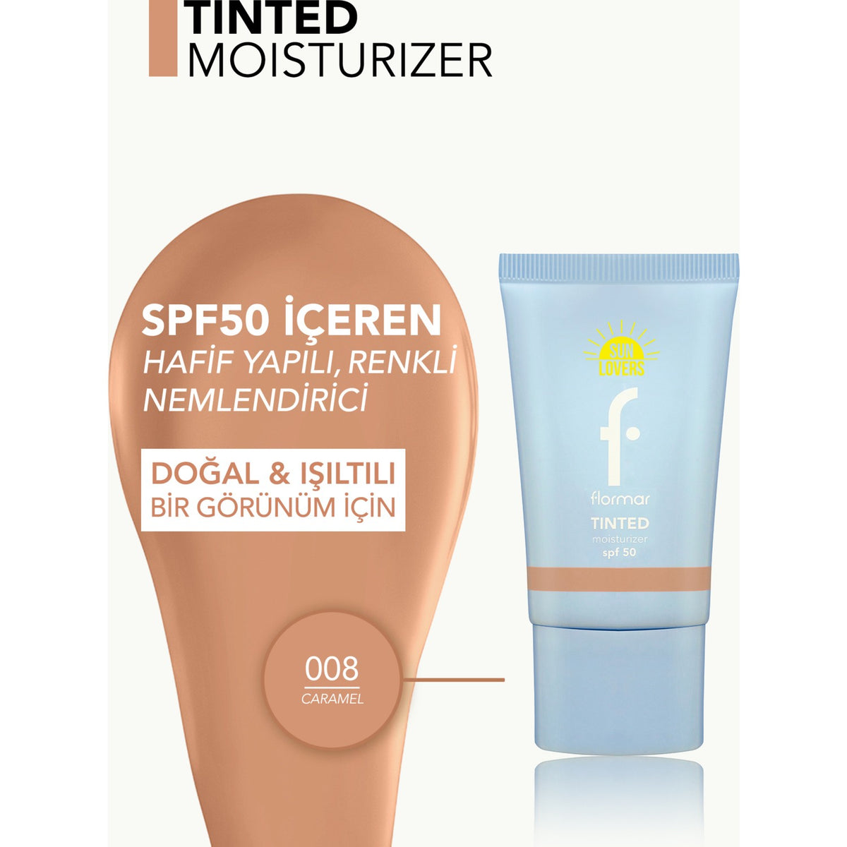 Flormar Sun Lovers Tinted Sunscreen SPF50