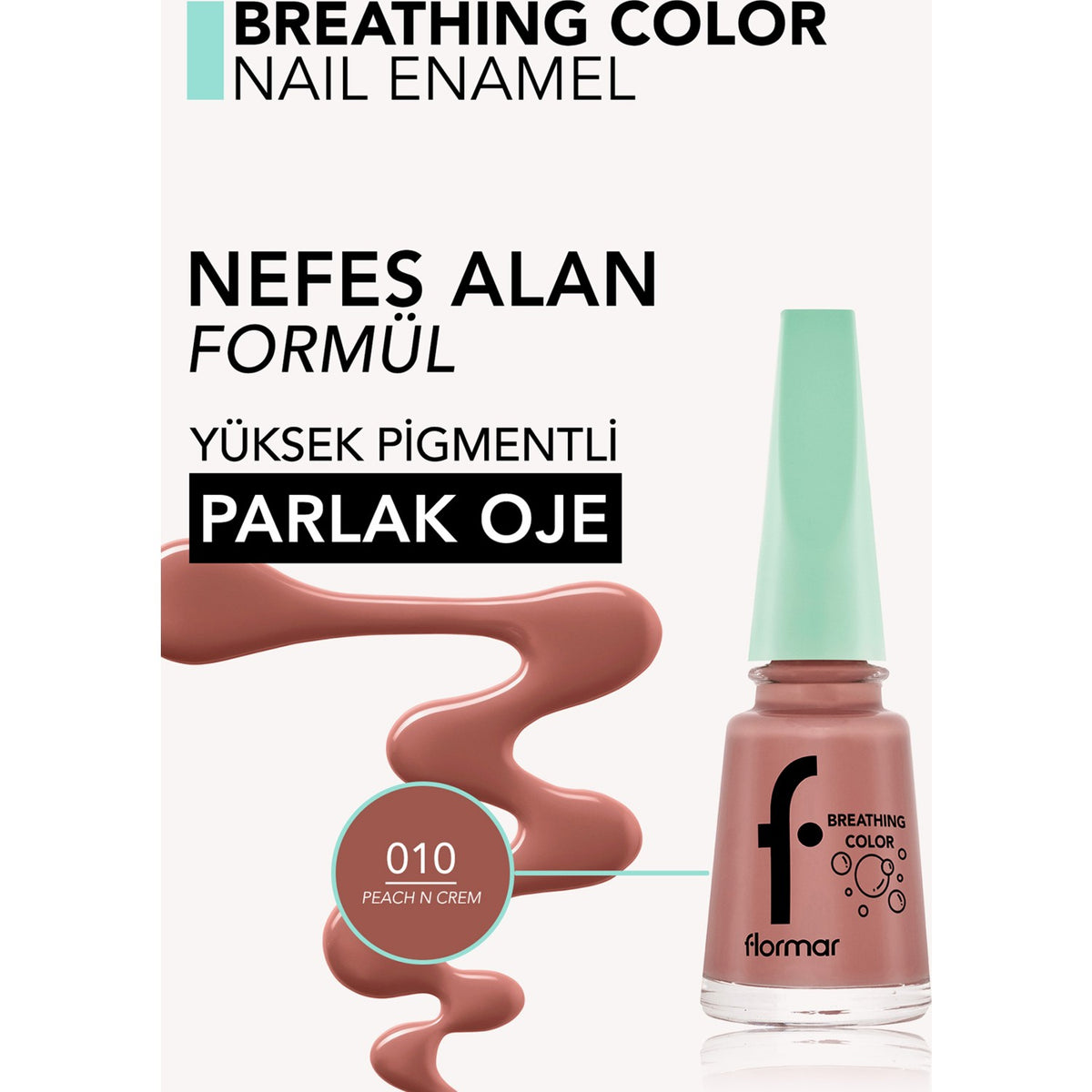 Flormar Breathing Color Nail Polish - MALLTURK