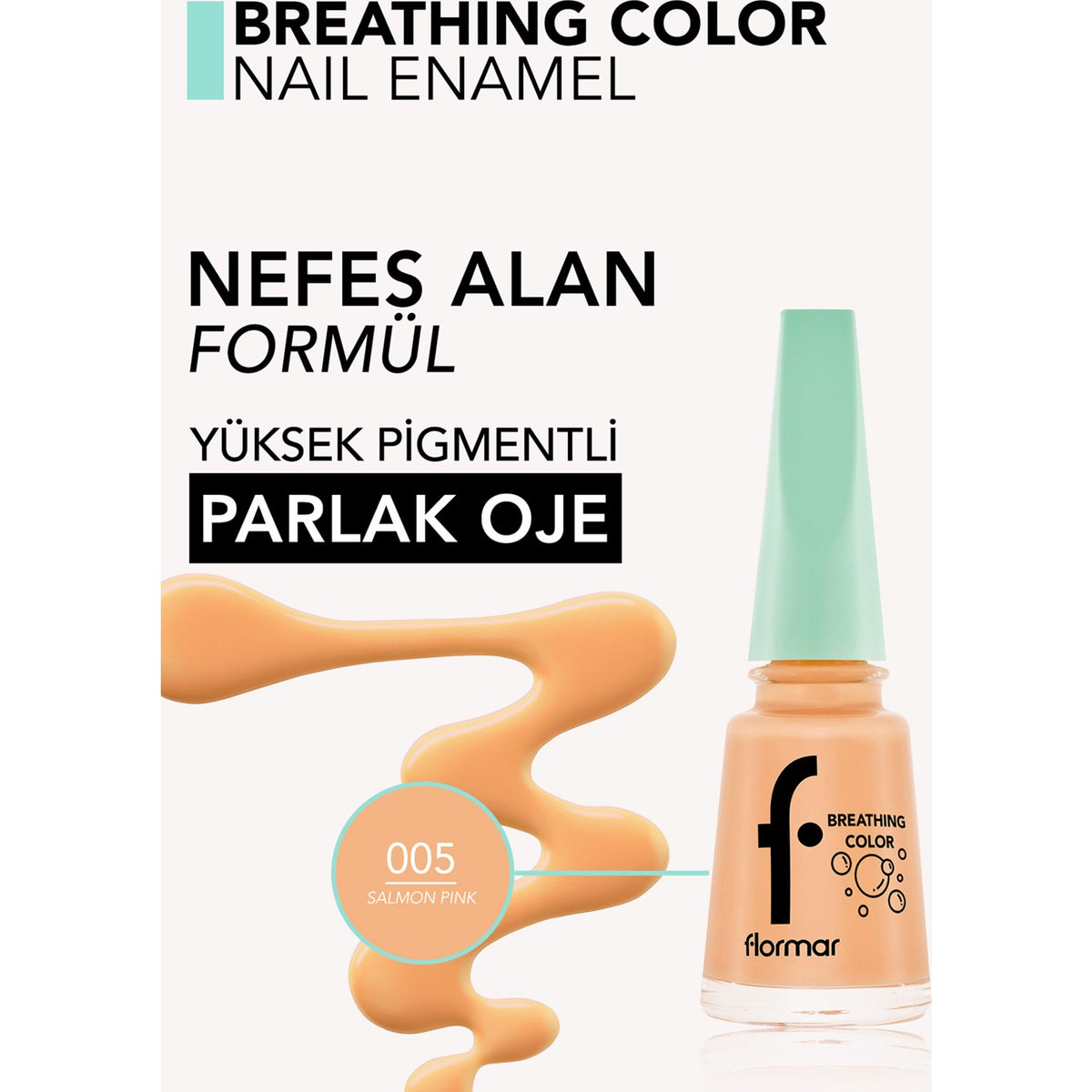 Flormar Breathing Color Nail Polish - MALLTURK