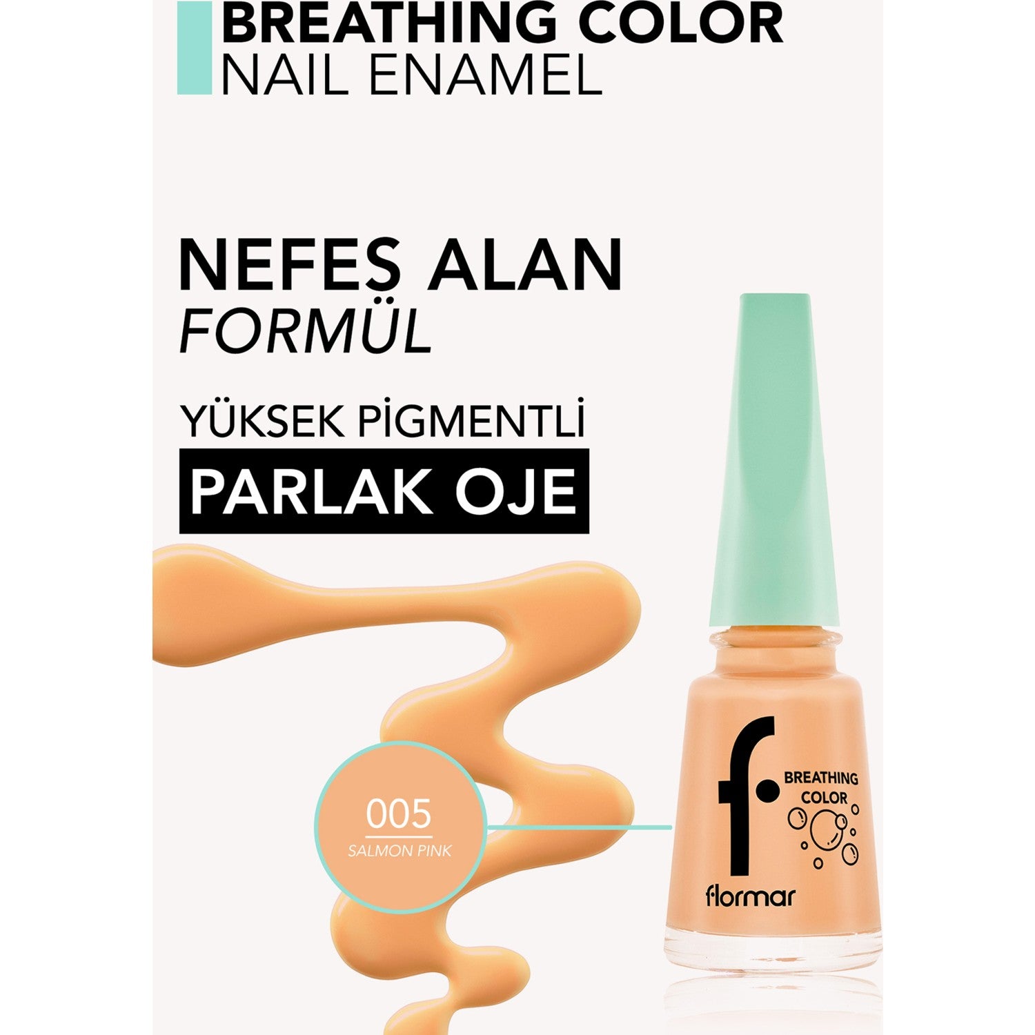 Flormar Breathing Color Nail Polish - MALLTURK