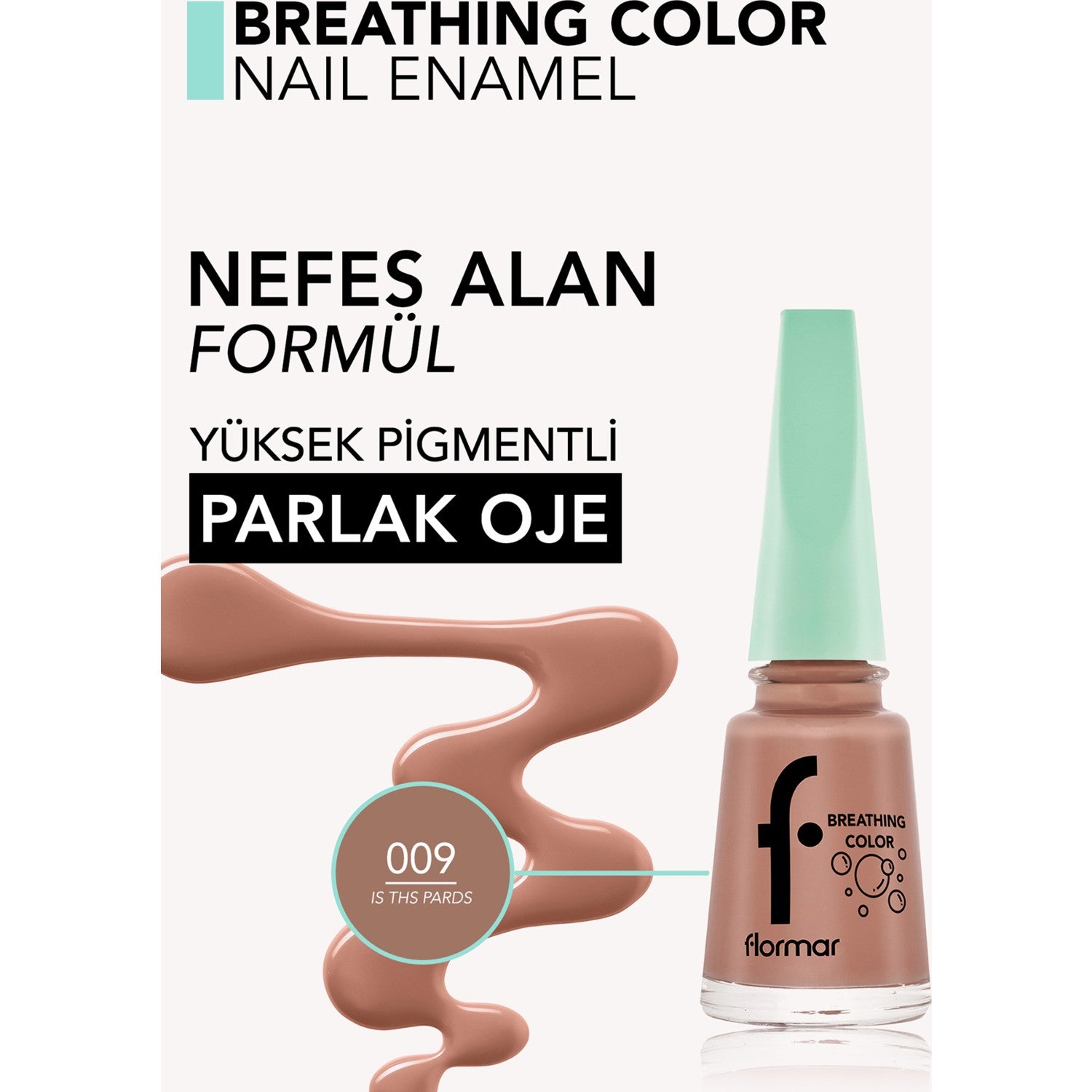 Flormar Breathing Color Nail Polish - MALLTURK