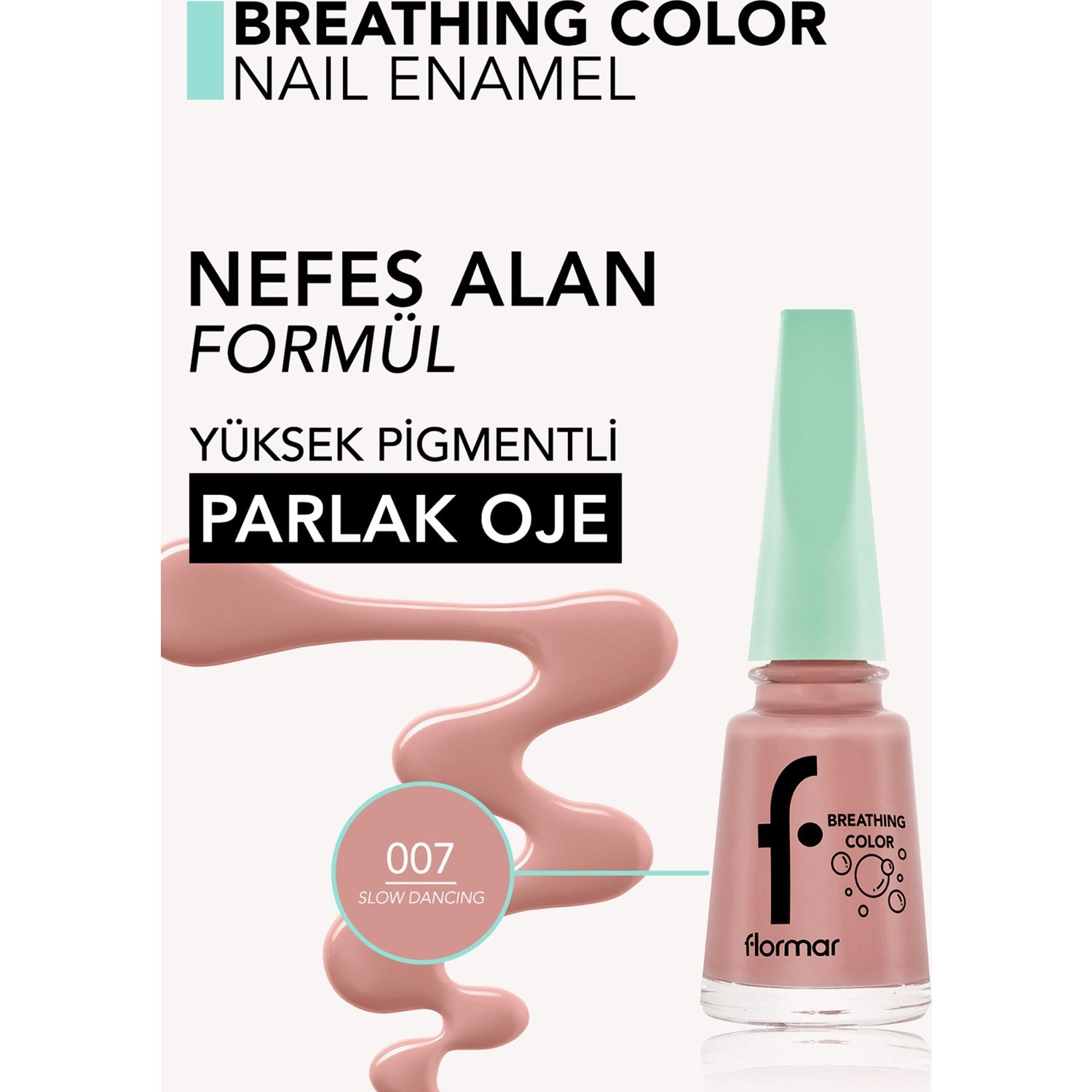 Flormar Breathing Color Nail Polish - MALLTURK