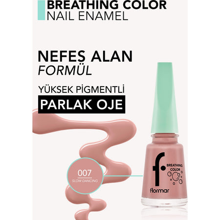 Flormar Breathing Color Nail Polish - MALLTURK
