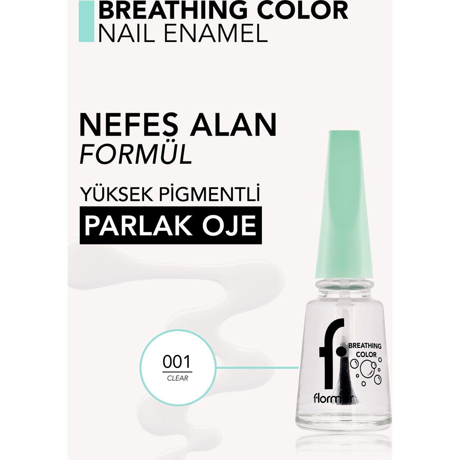 Flormar Breathing Color Nail Polish - MALLTURK