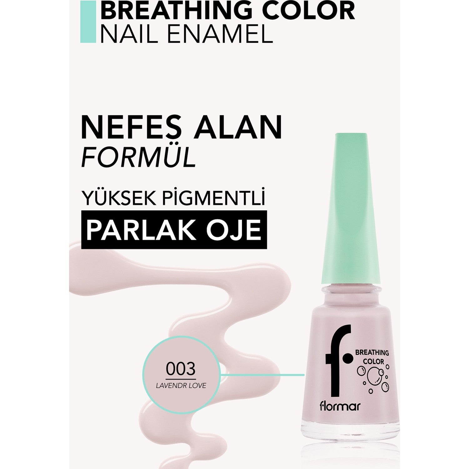 Flormar Breathing Color Nail Polish - MALLTURK