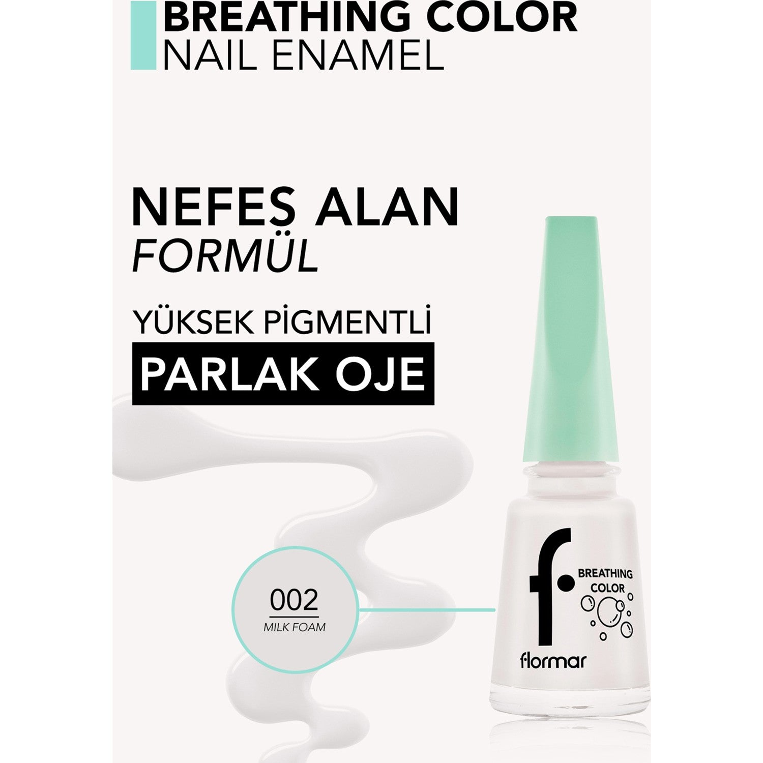 Flormar Breathing Color Nail Polish - MALLTURK