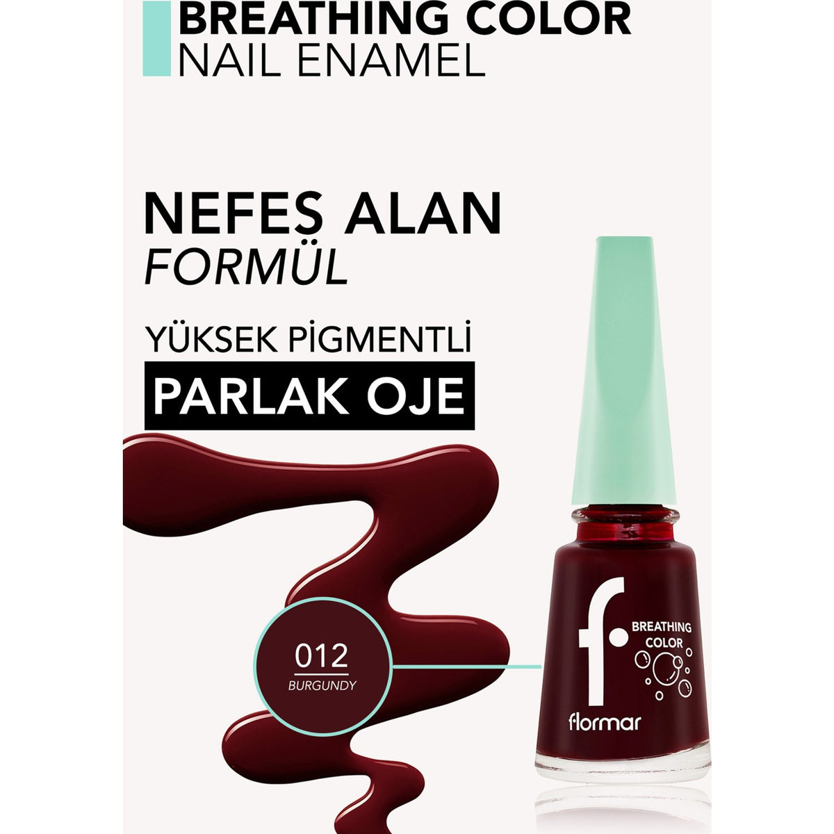 Flormar Breathing Color Nail Polish - MALLTURK