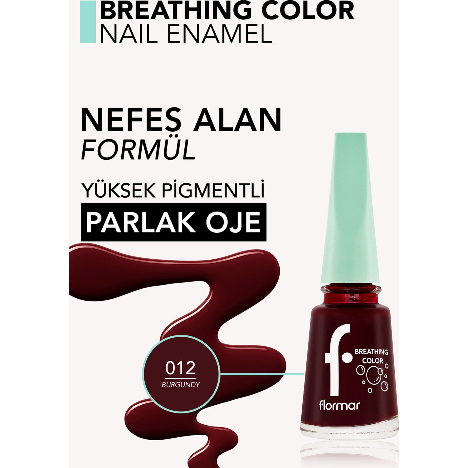 Flormar Breathing Color Nail Polish - MALLTURK