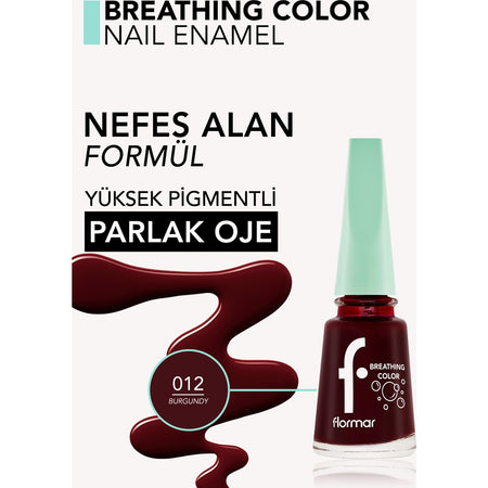 Flormar Breathing Color Nail Polish - MALLTURK