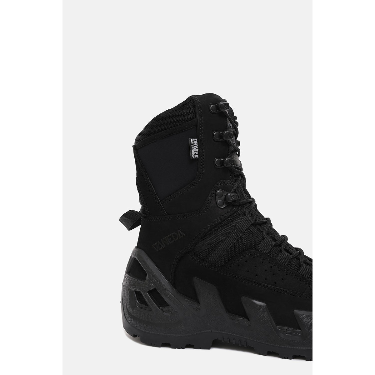 Vaneda 1191 V-Clutch Pro On Duty Black Nubuck Men's Boots - MALLTURK