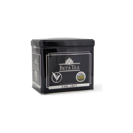 Beta Tea Beta Earl Grey 250 g Metal Ambalajda natural leaf tea Bergamot Aromasiyla Sri Lanka Menseli - MALLTURK
