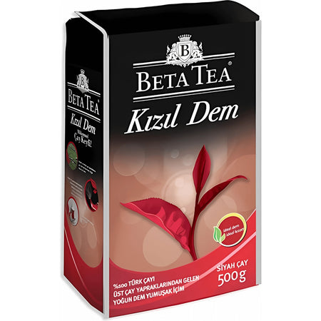 Beta Tea Beta Kizil Dem Turk tea 500 g quality natural Yapraklarla rich aroma Turkiye Menseli - MALLTURK
