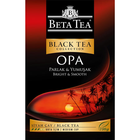 Beta Tea Premium Opa 750 g % 100 Seylon Ithal black tea Parlak and Yumusak aroma with Sri