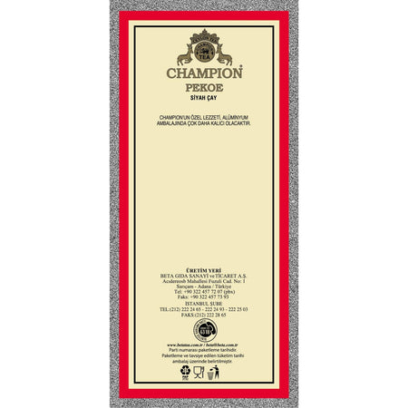Champion Pekoe 250 g (Super Pekoe) - MALLTURK