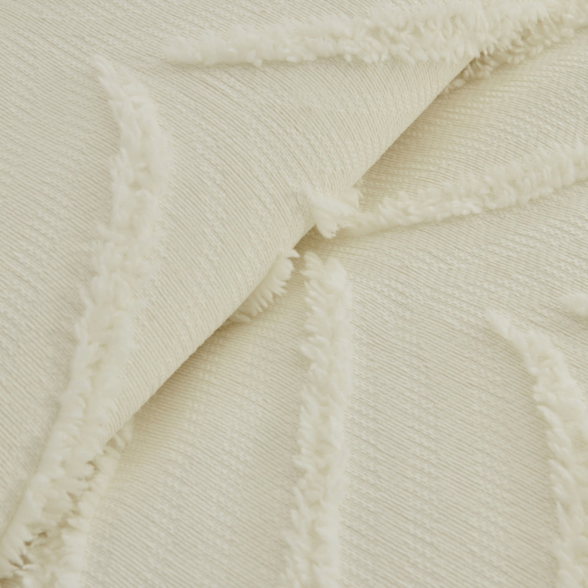 Karaca Home Arlina Geo Single Bedspread Set, Ecru - MALLTURK