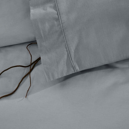Tac Basic Ranforce Single Duvet Cover Set Anthracite - MALLTURK