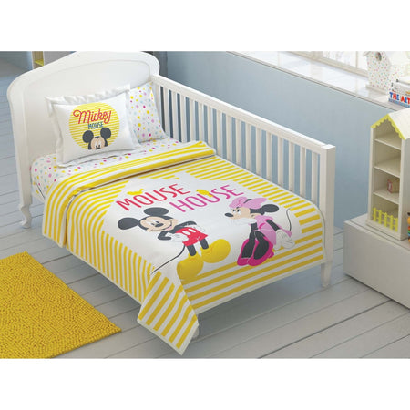 Tac disney minnie mickey baby Cotton Licensed Pique Bedding Set - MALLTURK