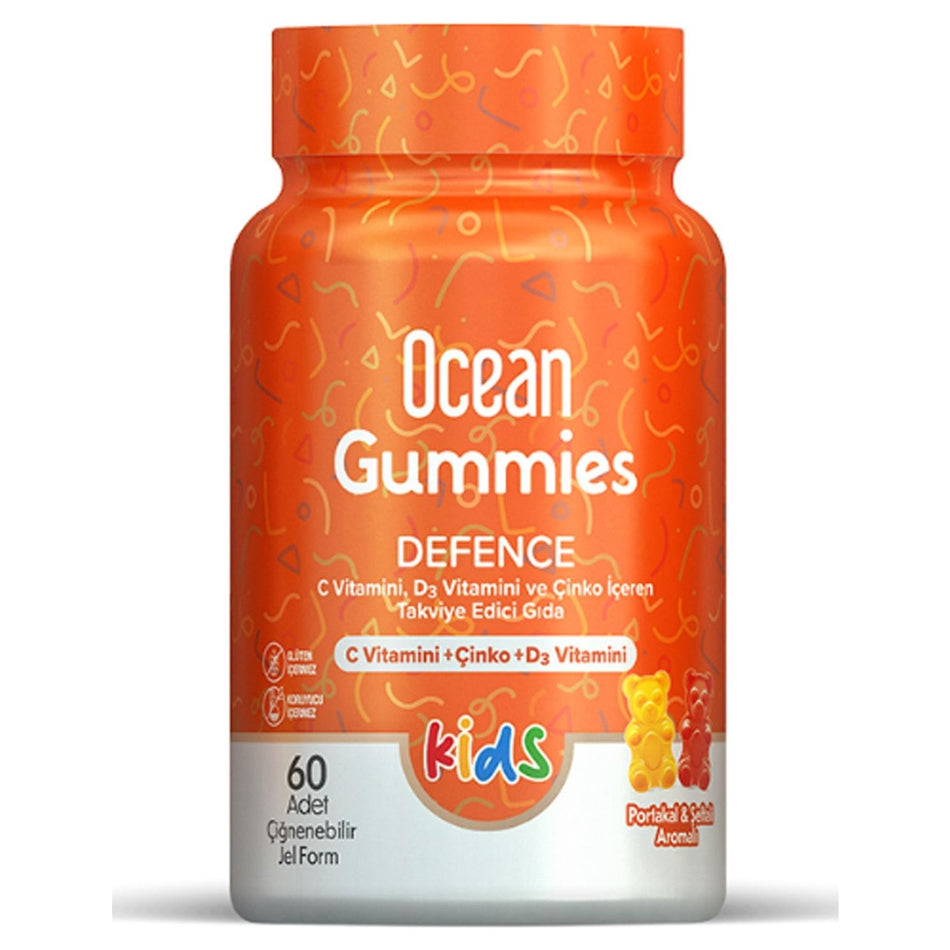 Orzax Ocean Smart Gummies Defence 60 Pieces Cignenebilir Jel Form - MALLTURK