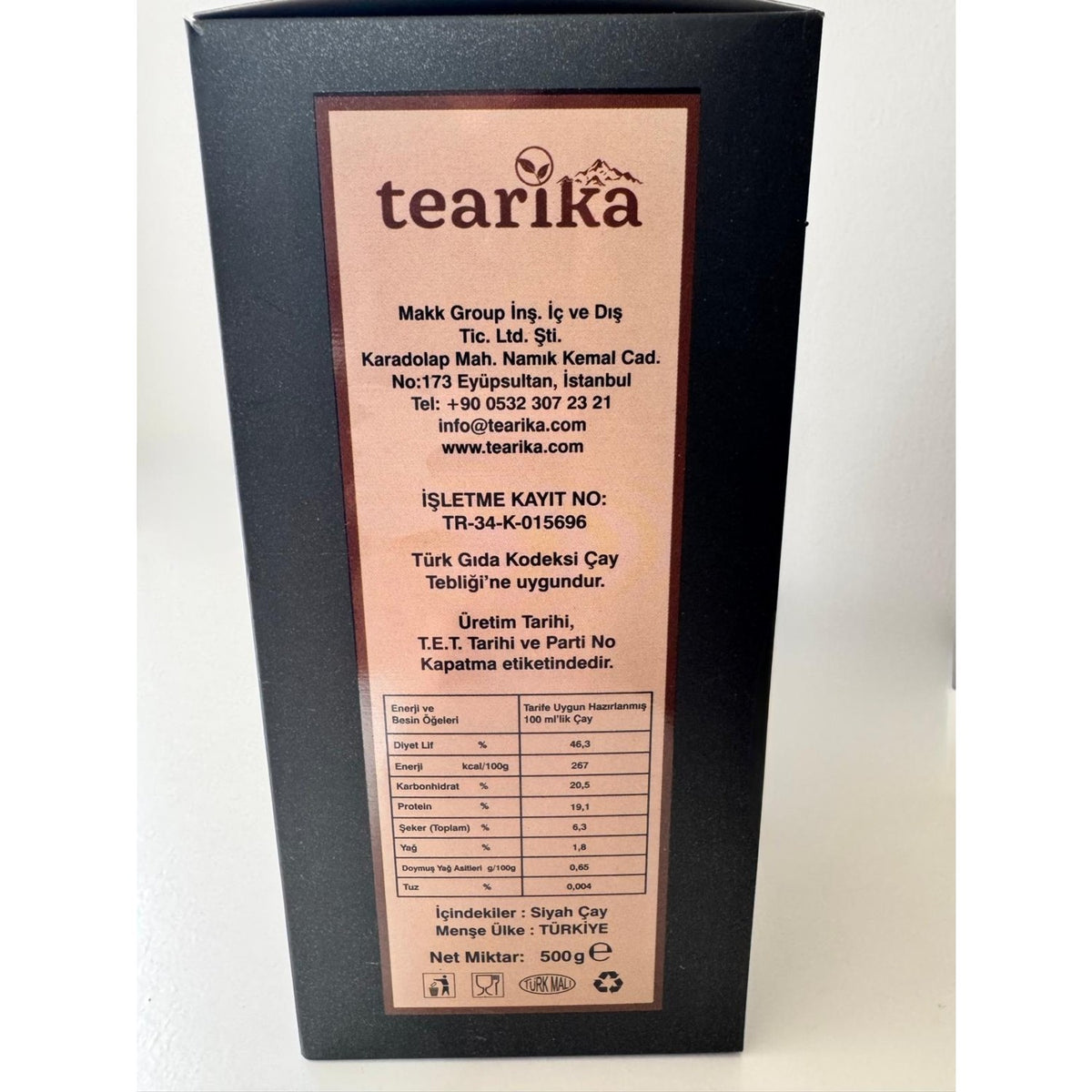 Tearika Geleneksel Rize tea 1 kg x 10 pieces Mayis Hasadi natural black tea + 500 g Hediye! - MALLTURK