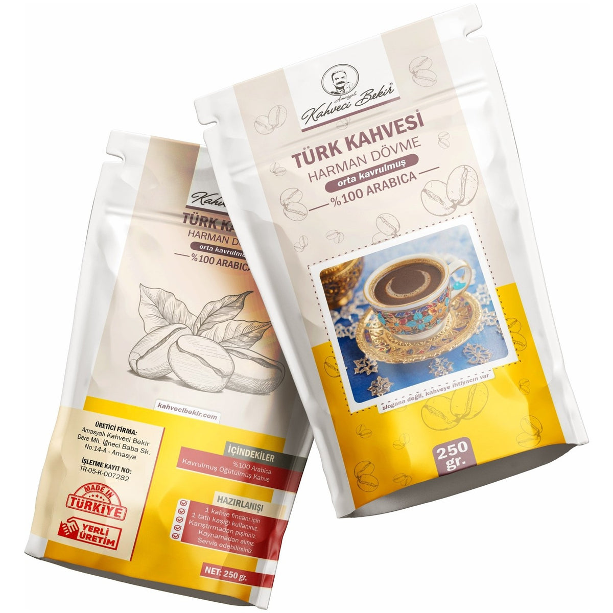 Amasyali Kahveci Bekir Turkish Coffee Premium Smooth Tasting - MALLTURK