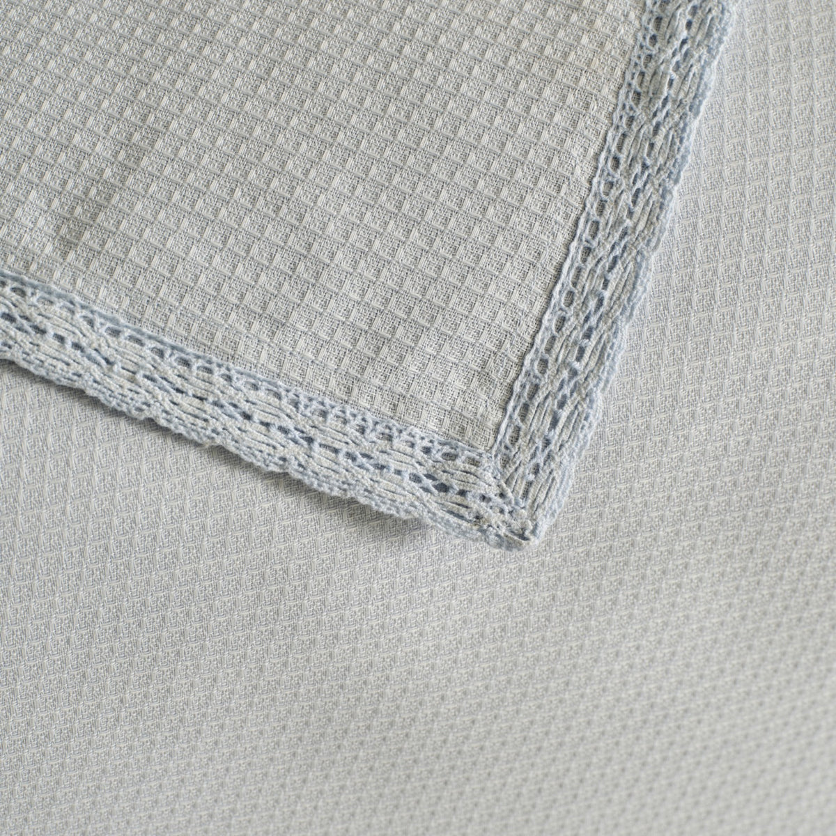 Karaca Home Alya Fistolu Bamboo Double Bedspread Blue - MALLTURK