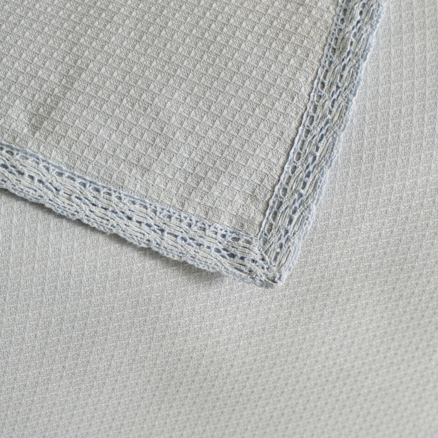 Karaca Home Alya Fistolu Bamboo Double Bedspread Blue - MALLTURK