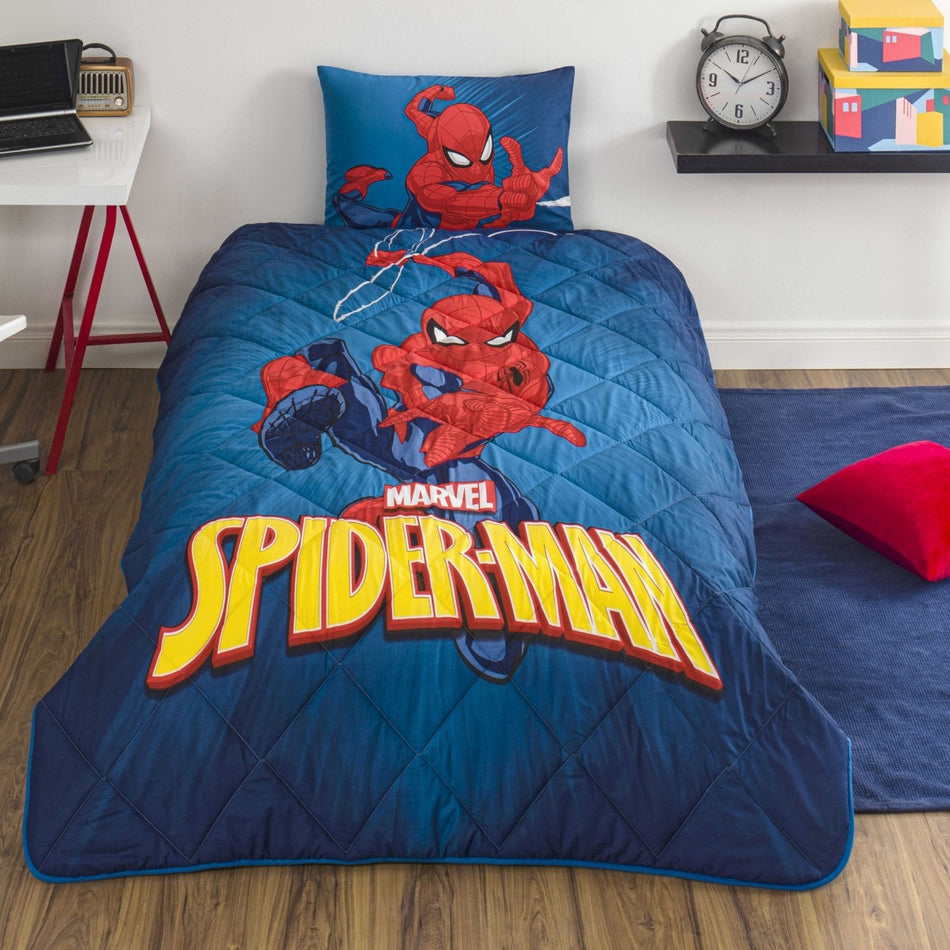Tac Licensed Spiderman Classical Single Cotton Duvet Set - MALLTURK