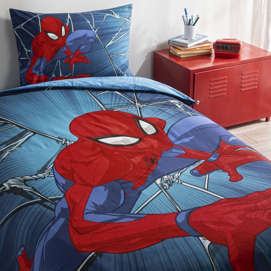 Tac Licensed Spiderman Classical Single Cotton Duvet Set - MALLTURK